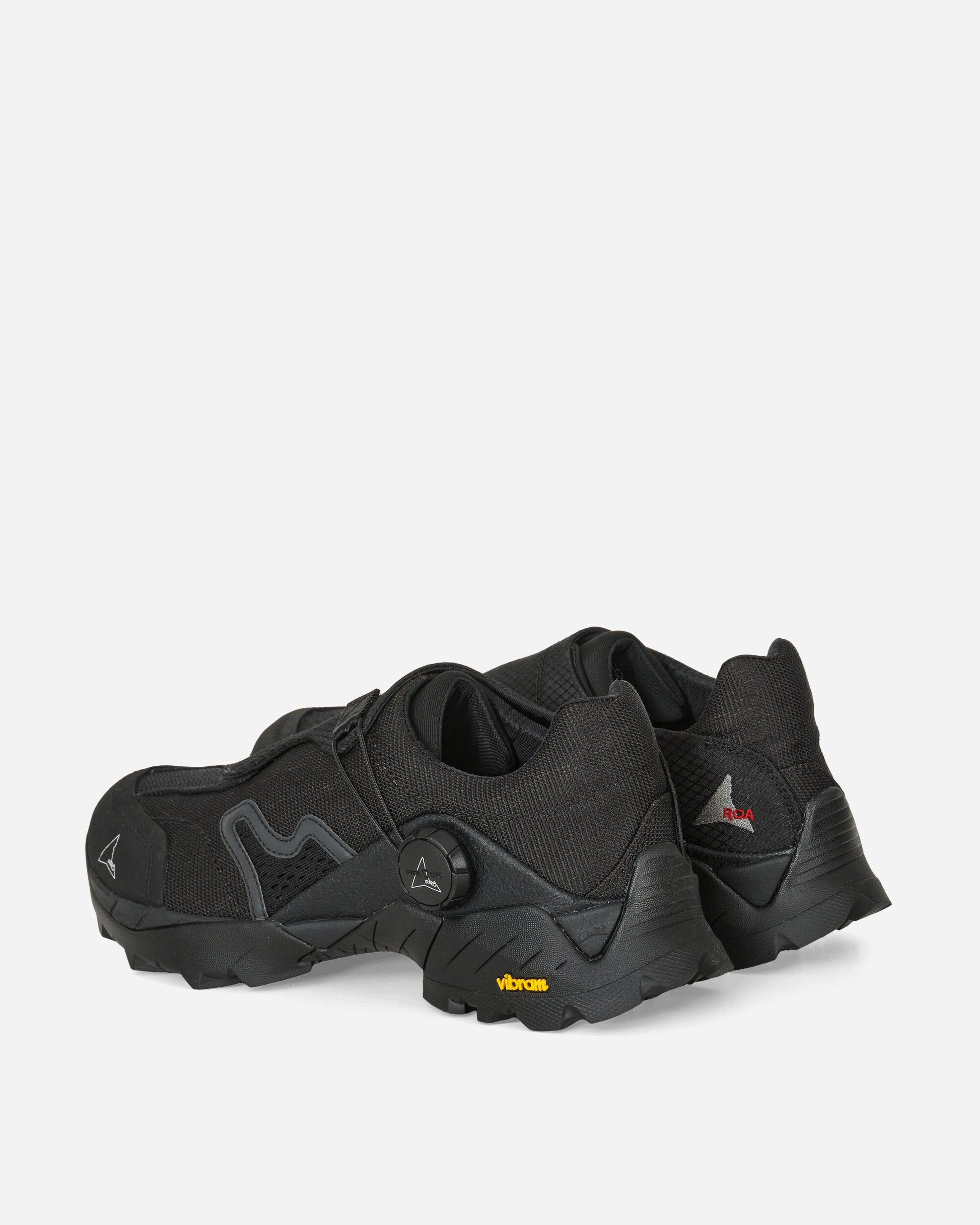 ROA Minaar Black Sneakers Low NBUW111FA09 BLK0001