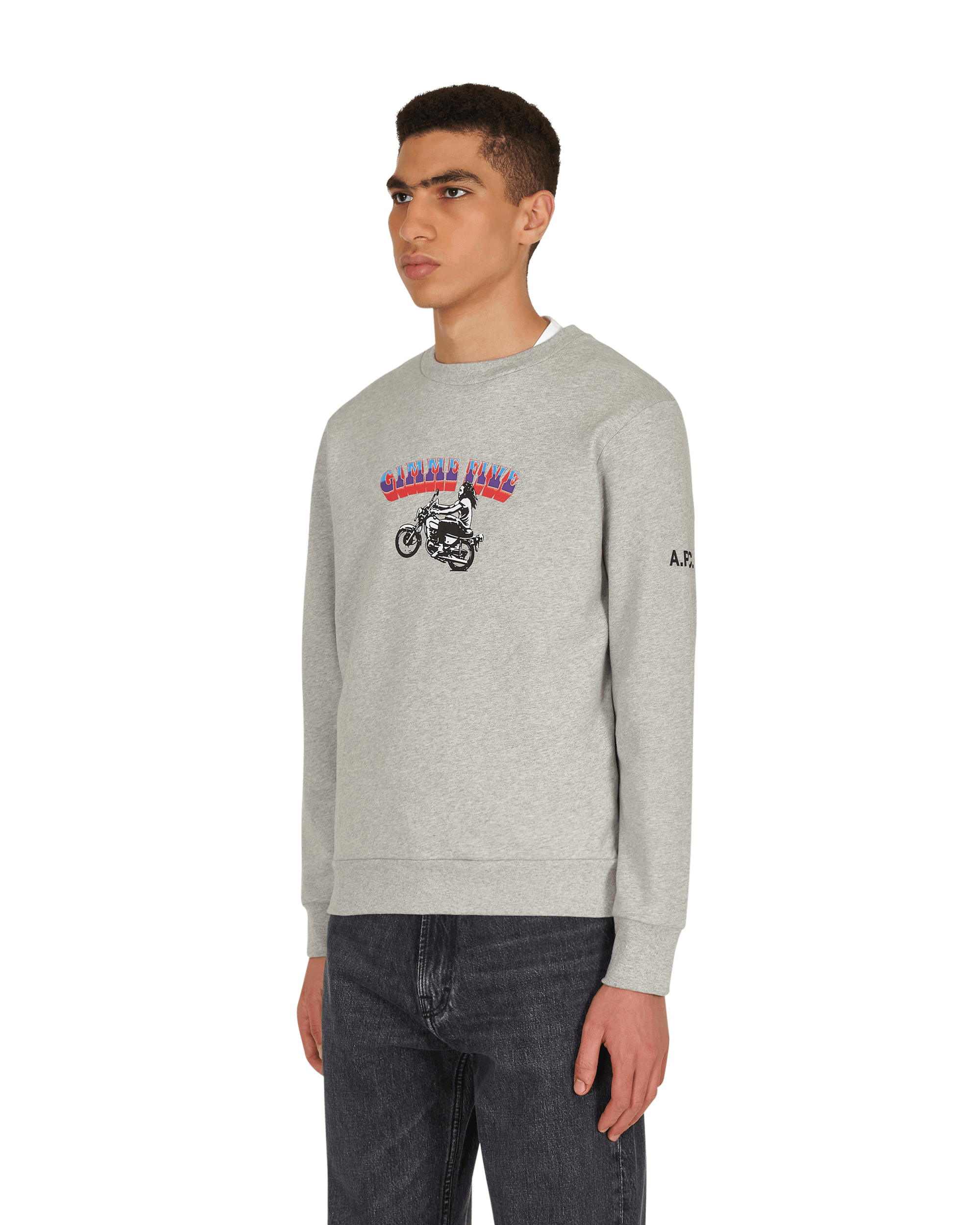 A.P.C. Mika Grey Sweatshirts Crewneck COEBH-M27667 PLA