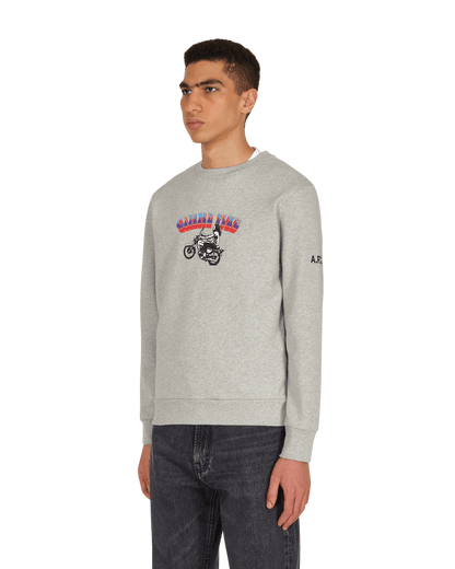 A.P.C. Mika Grey Sweatshirts Crewneck COEBH-M27667 PLA