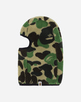 A Bathing Ape Abc Camo Boa Fleece  Balaclava M Green Hats Balaclavas 1K80181007 GREEN