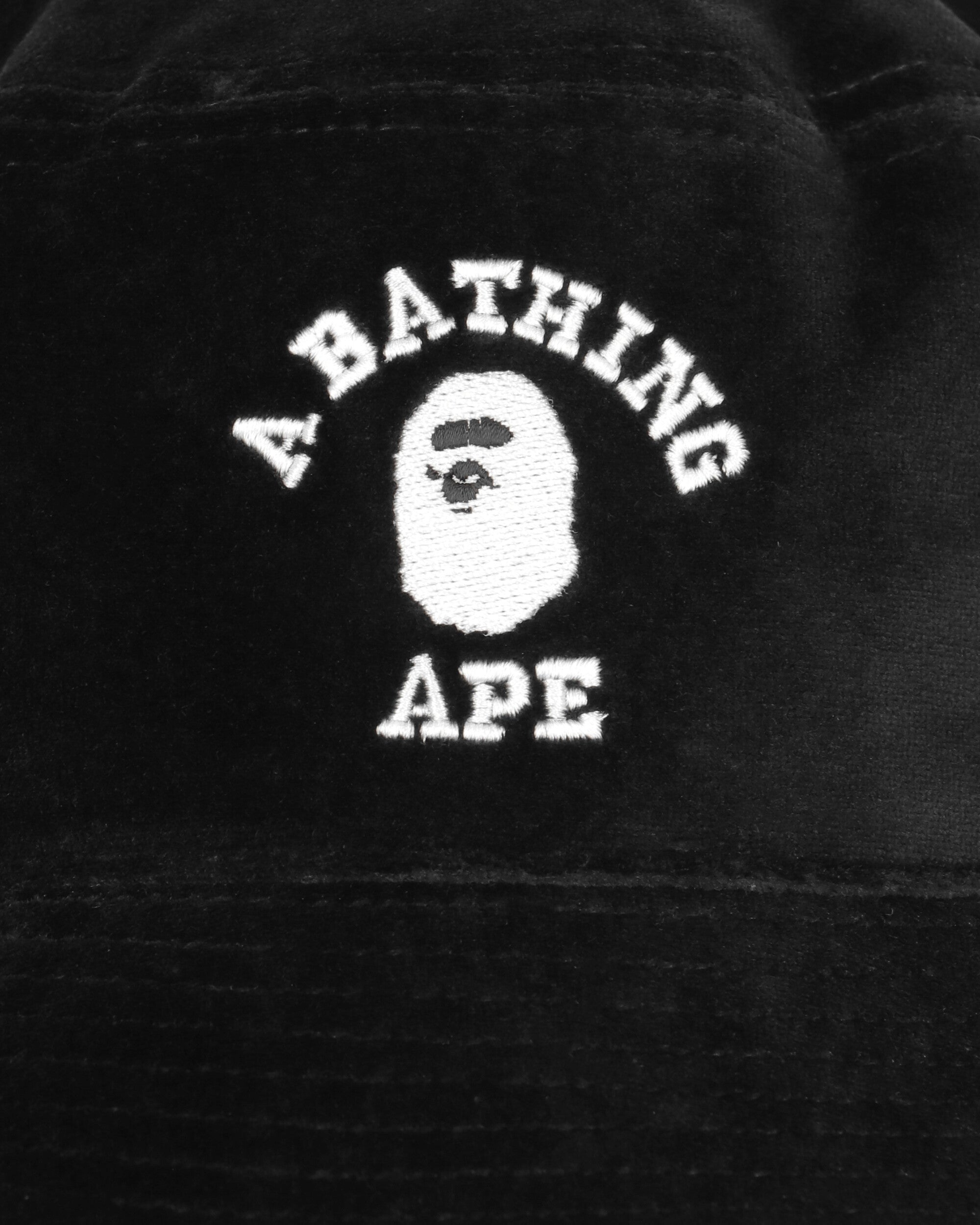 A Bathing Ape One Point Bucket Hat M Black Hats Caps 1K80181003 BLACK