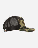 A Bathing Ape 1St Camo Mesh GREEN Hats Caps 1G80180010 GREEN