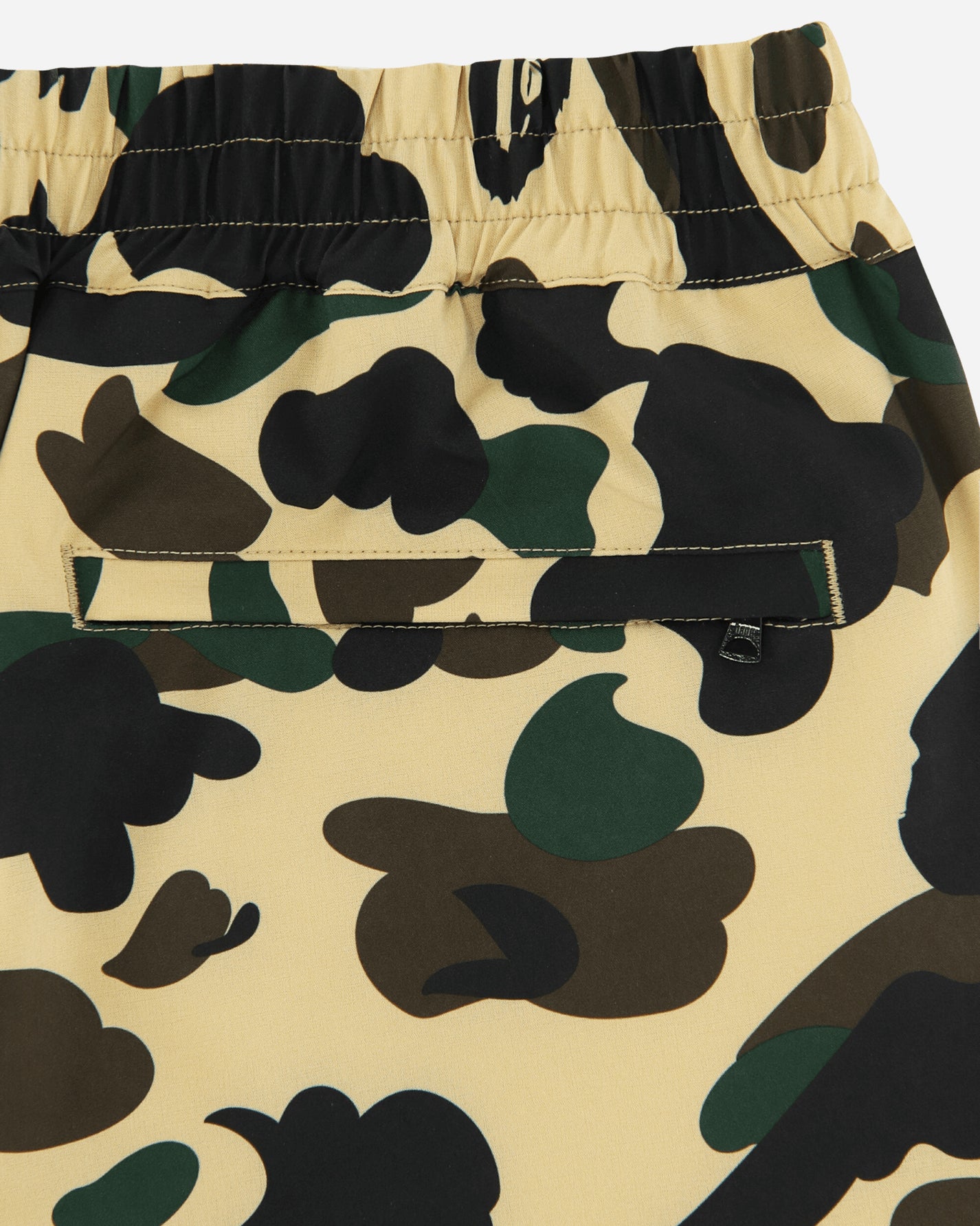 A Bathing Ape 1St Camo Stretch YELLOW Pants Pant Track 1F20109088 001