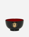 A Bathing Ape Ape Head Soup Bowl M Black Tableware Dishes and Trays 1K80193002 BLACK