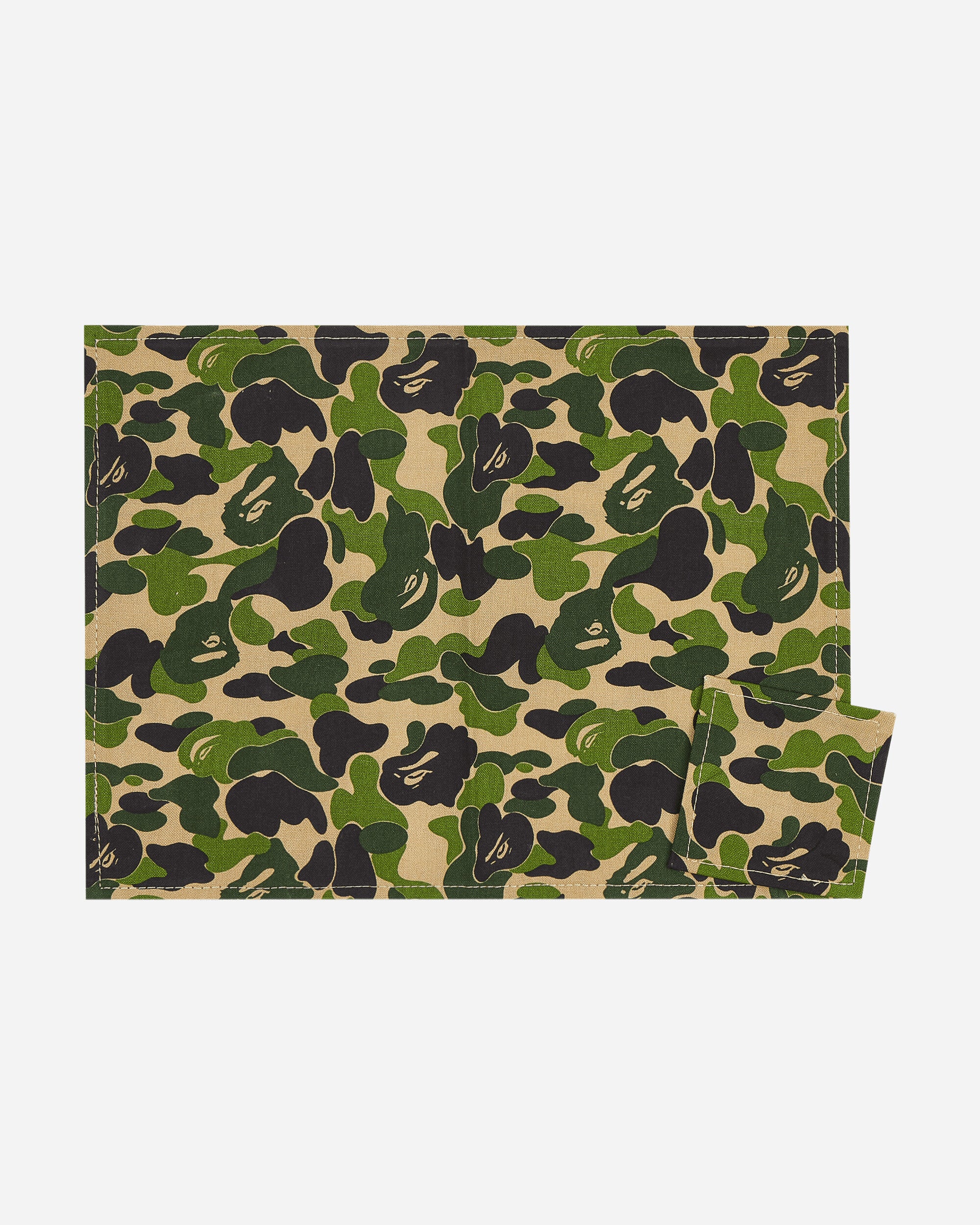 A Bathing Ape ABC Place & Coaster GREEN Home Decor Mats 1E70182026 002