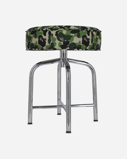 A Bathing Ape Abc Camo Cafe Stool M Green Small Furniture Stools 1K30192009 GREEN