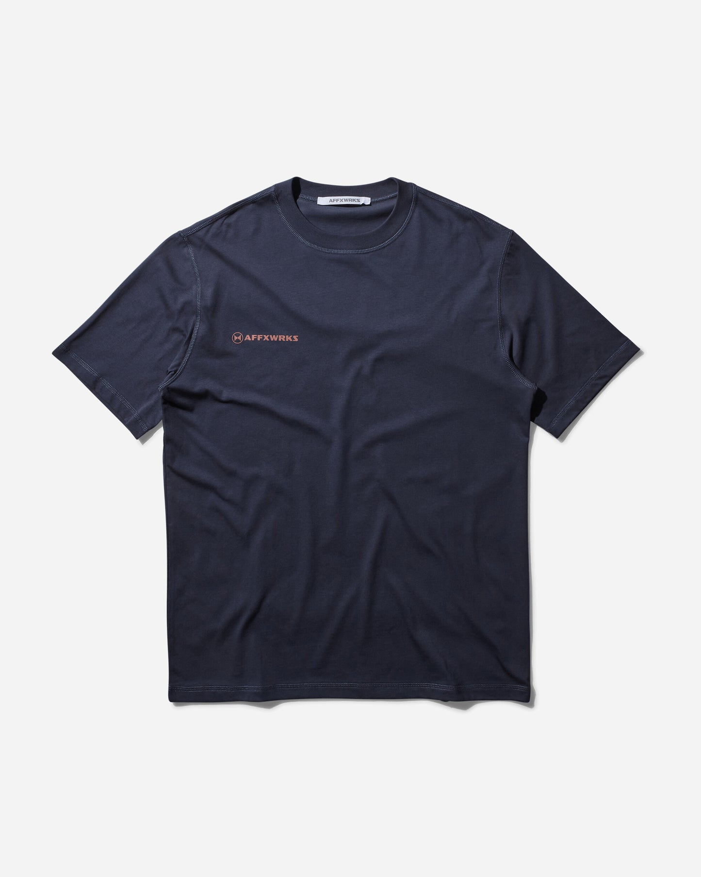 AFFXWRKS Affxwrks T-Shirt Washed Navy T-Shirts Shortsleeve 1609 WASNA