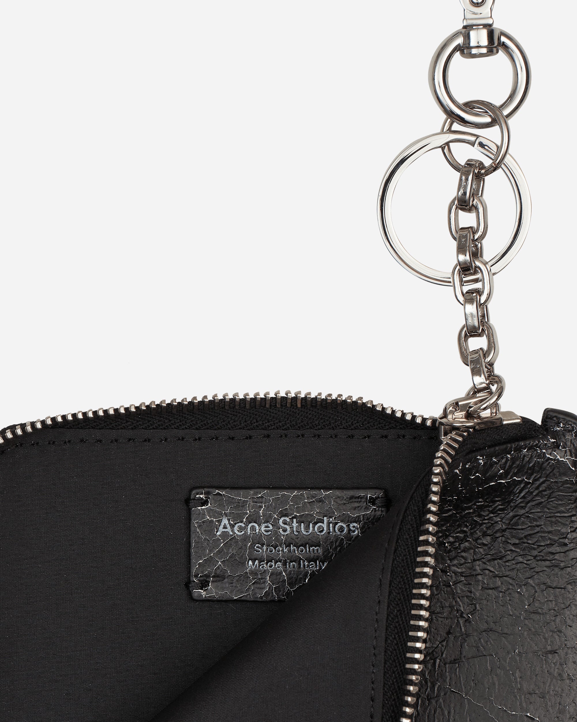 Acne Studios Chain Wallet Black Wallets and Cardholders Wallets CG0242- 900