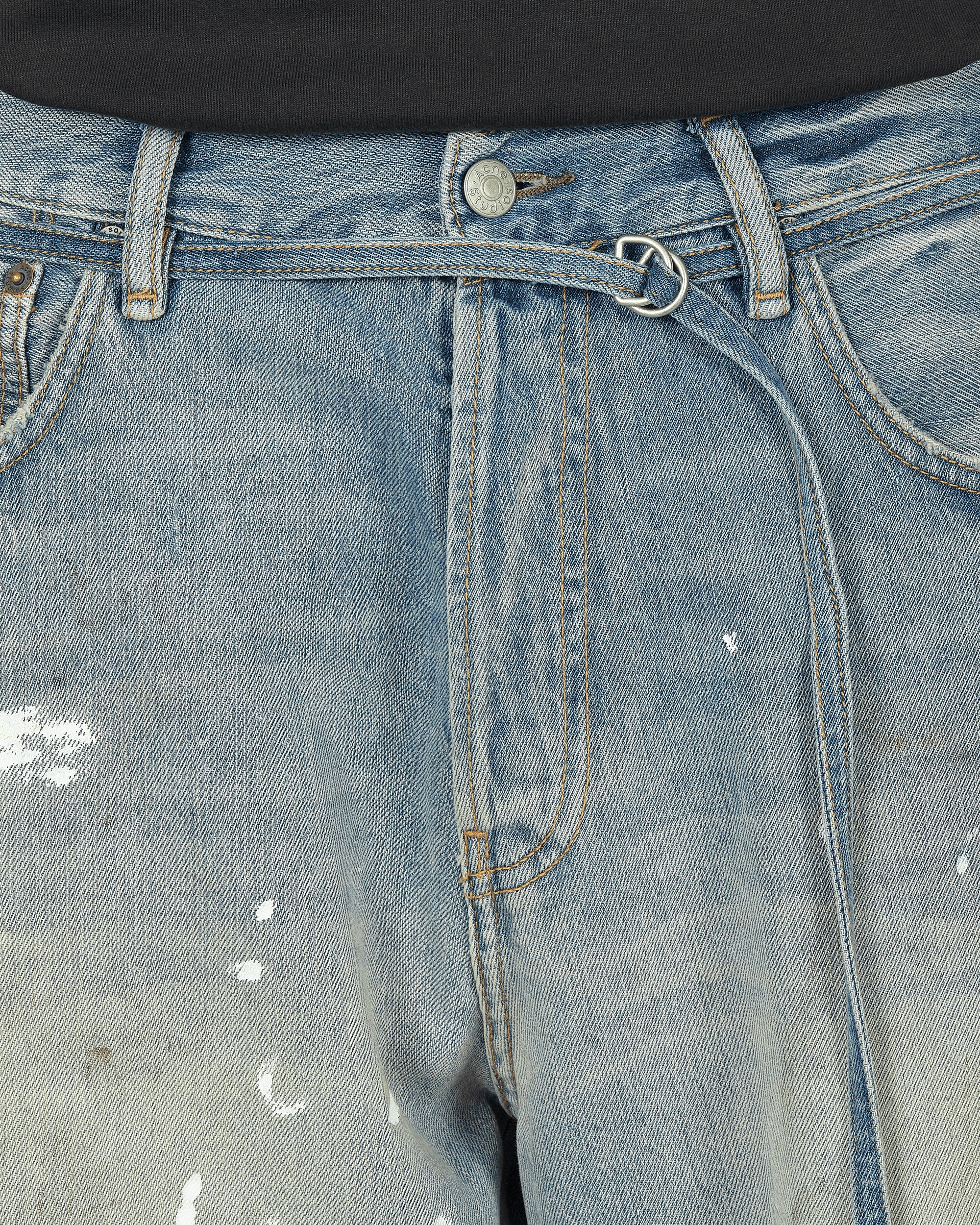 Acne Studios Washed Denim Shorts Light Blue Shorts Denim Short CE0050- 228