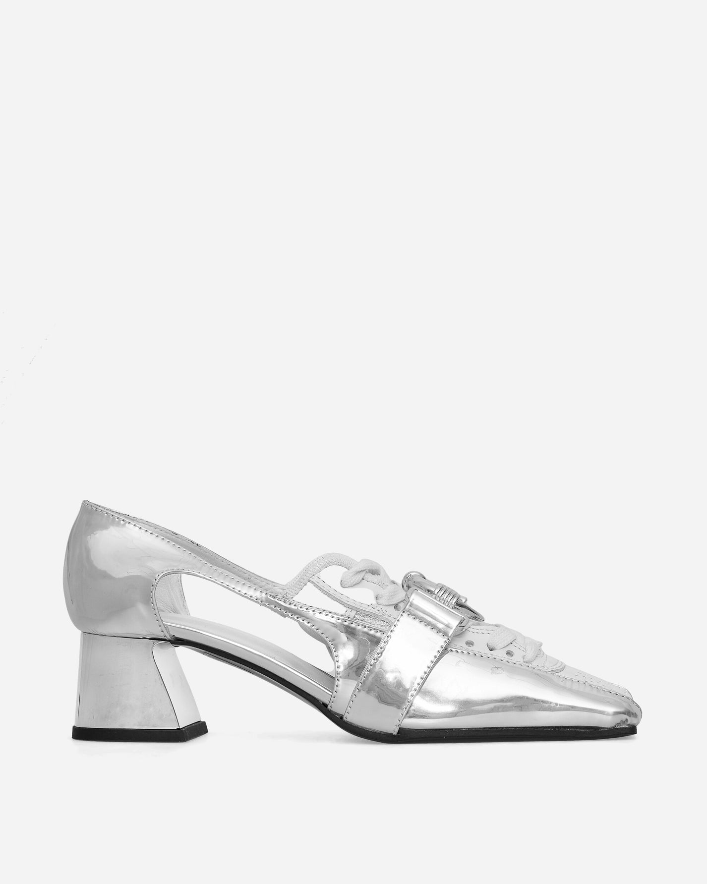 Ancuta Sarca Wmns Olga Loafer White/Chrome Classic Shoes Loafers AW23AS O1