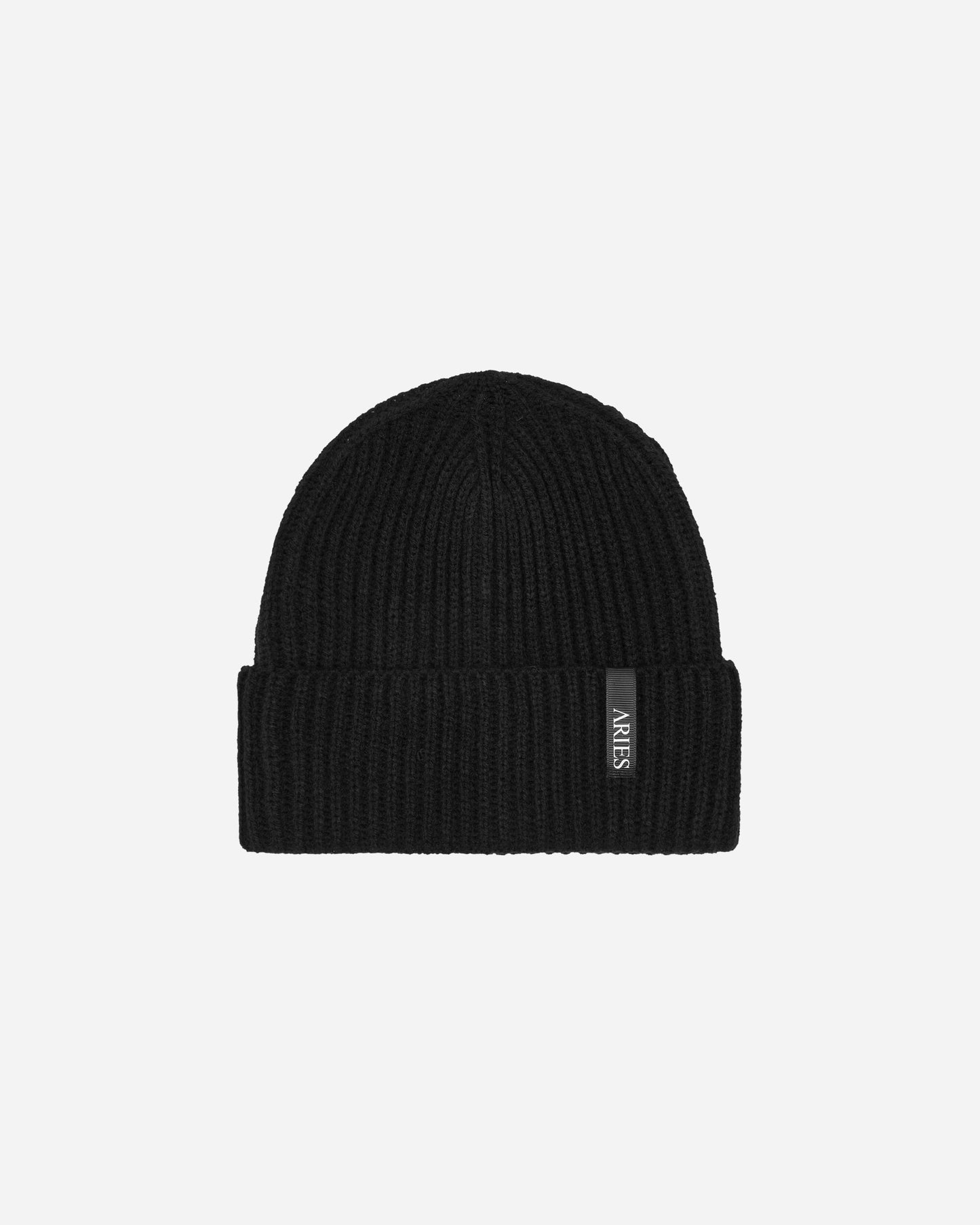 Aries Aries Rib Beanie Black Hats Beanies RUAR90010 BLK