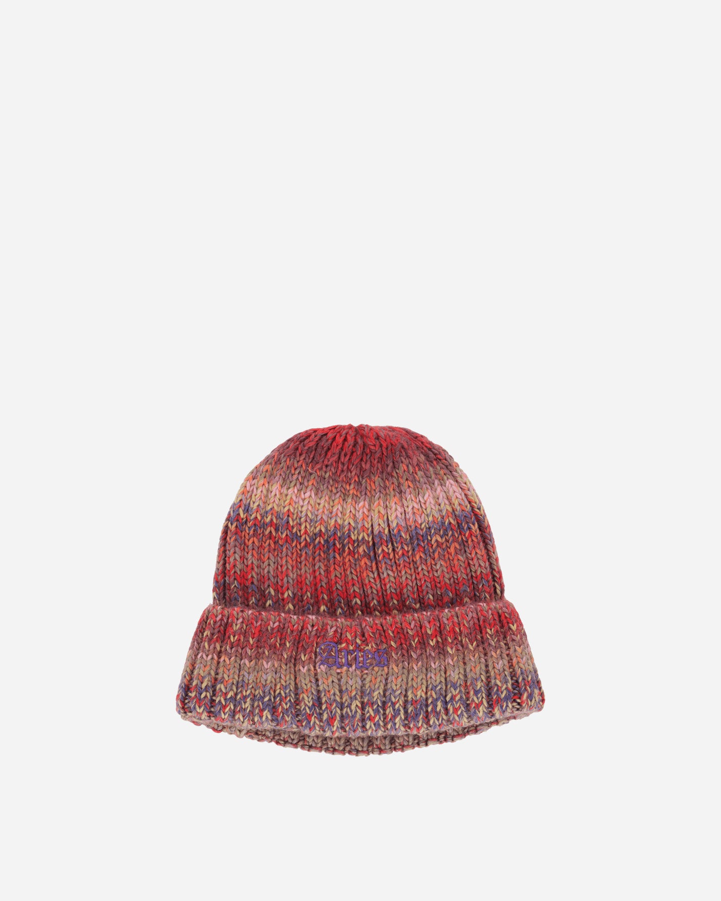 Aries Rib Knit Space Dye Beanie Multi Hats Beanies AR9001502 MLT