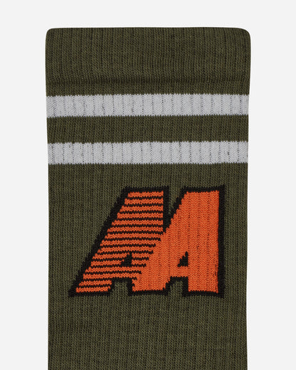 Automobili Amos Amos Socks Army Underwear Socks C1AASX01 ARMY