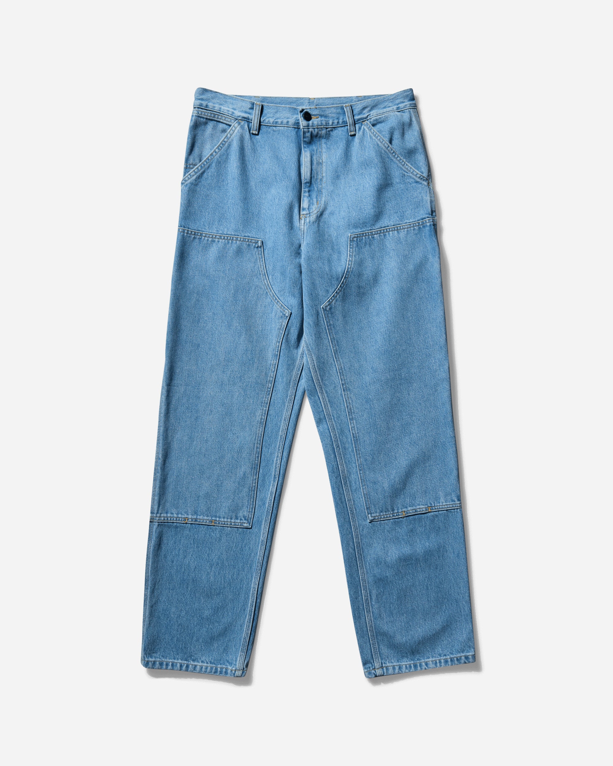 Carhartt WIP Double Knee Pant Blue Pants Denim I032699 0112