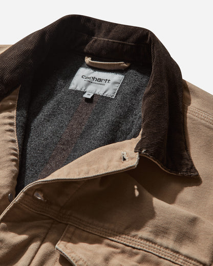 Carhartt WIP Dayton Trucker Jacket Dusty H Brown/Tobacco Coats and Jackets Jackets I034315 2N24O