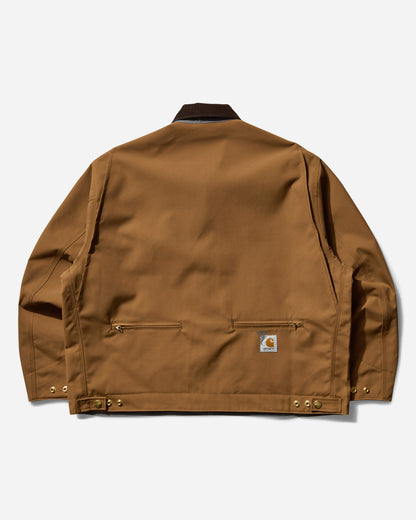 Carhartt WIP Invincible Reversible Detroit Jacket Max Hamilton Brown/Wolf Grey Coats and Jackets Jackets A242059 HZXX