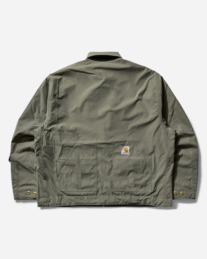 Carhartt WIP Invincible Reversible Detroit Jacket Max Black/Sage Coats and Jackets Jackets A242059 89XX