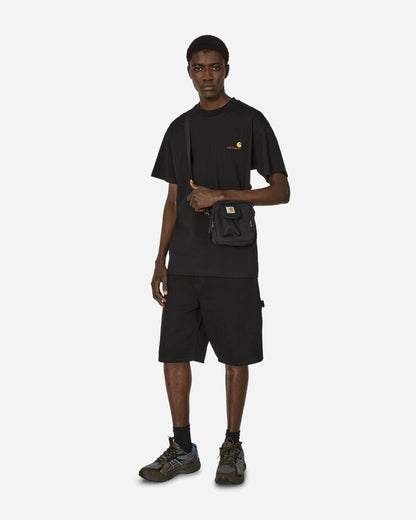 Carhartt WIP Single Knee Short Black Rinsed Shorts Short I027942 8902