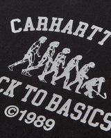 Carhartt WIP SS Basics T-Shirt Black/White T-Shirts Shortsleeve I033989 0D2XX