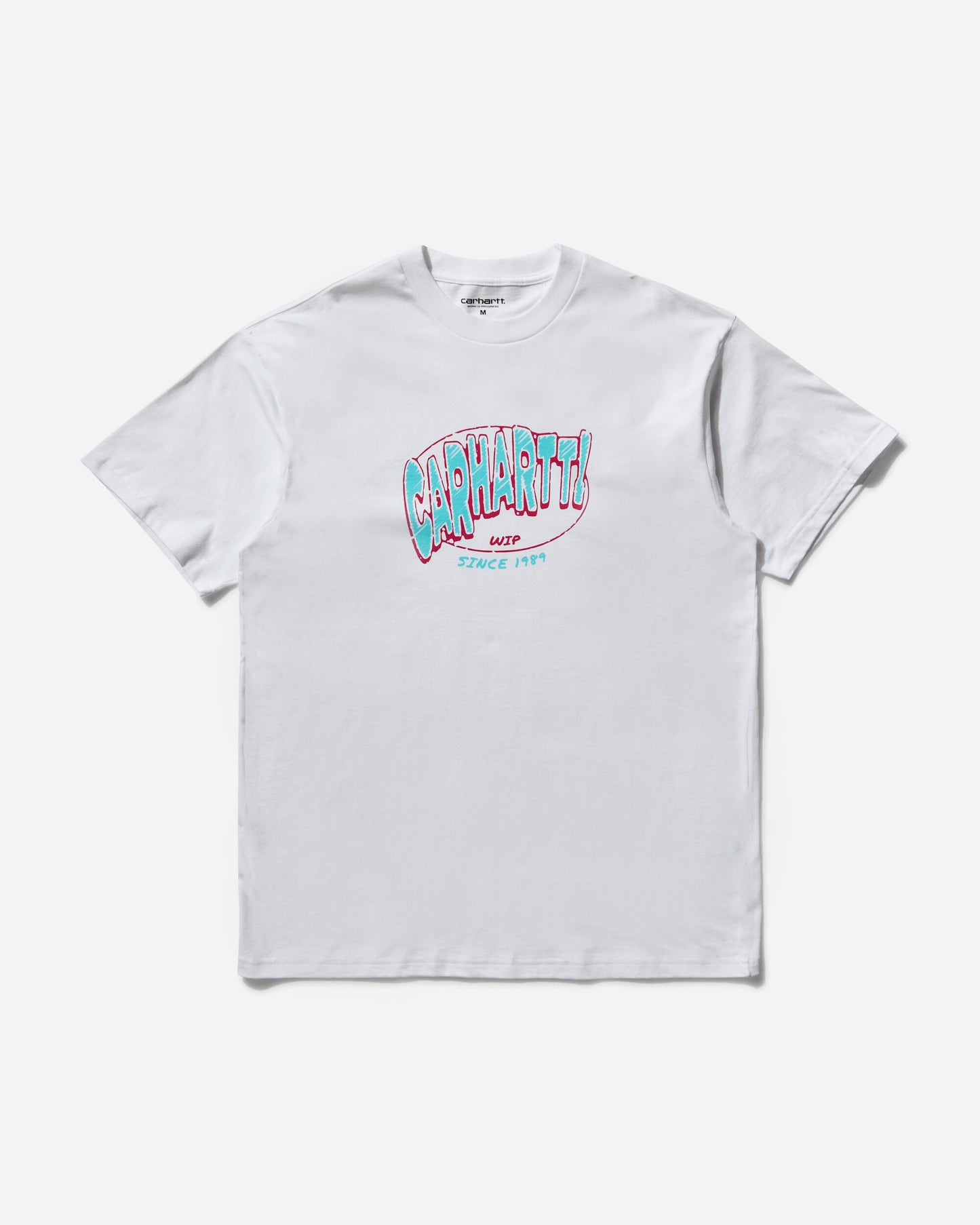 Carhartt WIP S/S Hot Script T-Shirt White T-Shirts Shortsleeve I034769 02XX