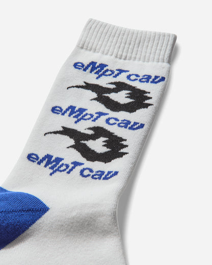 Cav Empt Empt Cav Fire Socks White White Underwear Socks CES27G01 WHITE