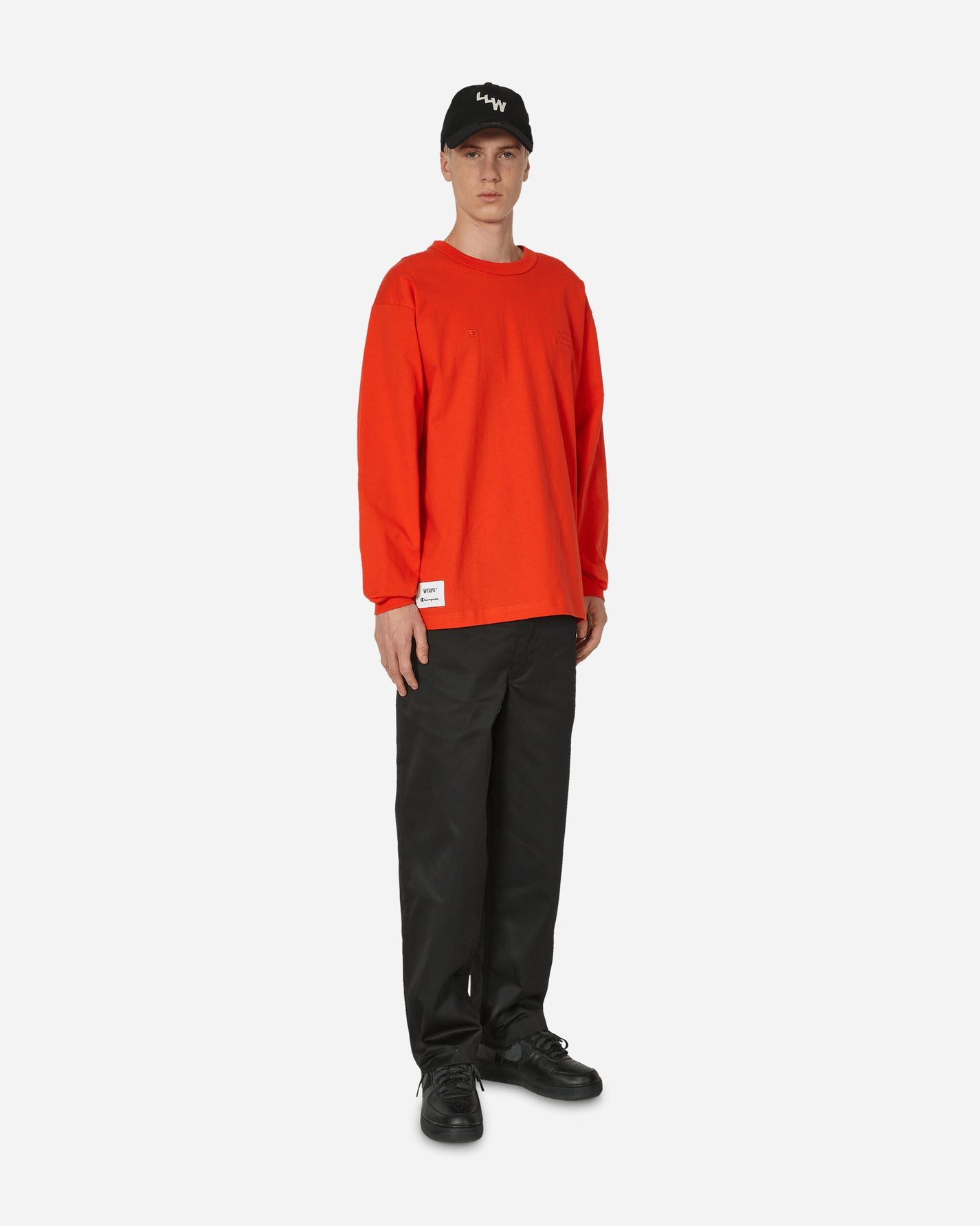 Champion Long Sleeve T-Shirt Orange T-Shirts Longsleeve C8-Z411 840