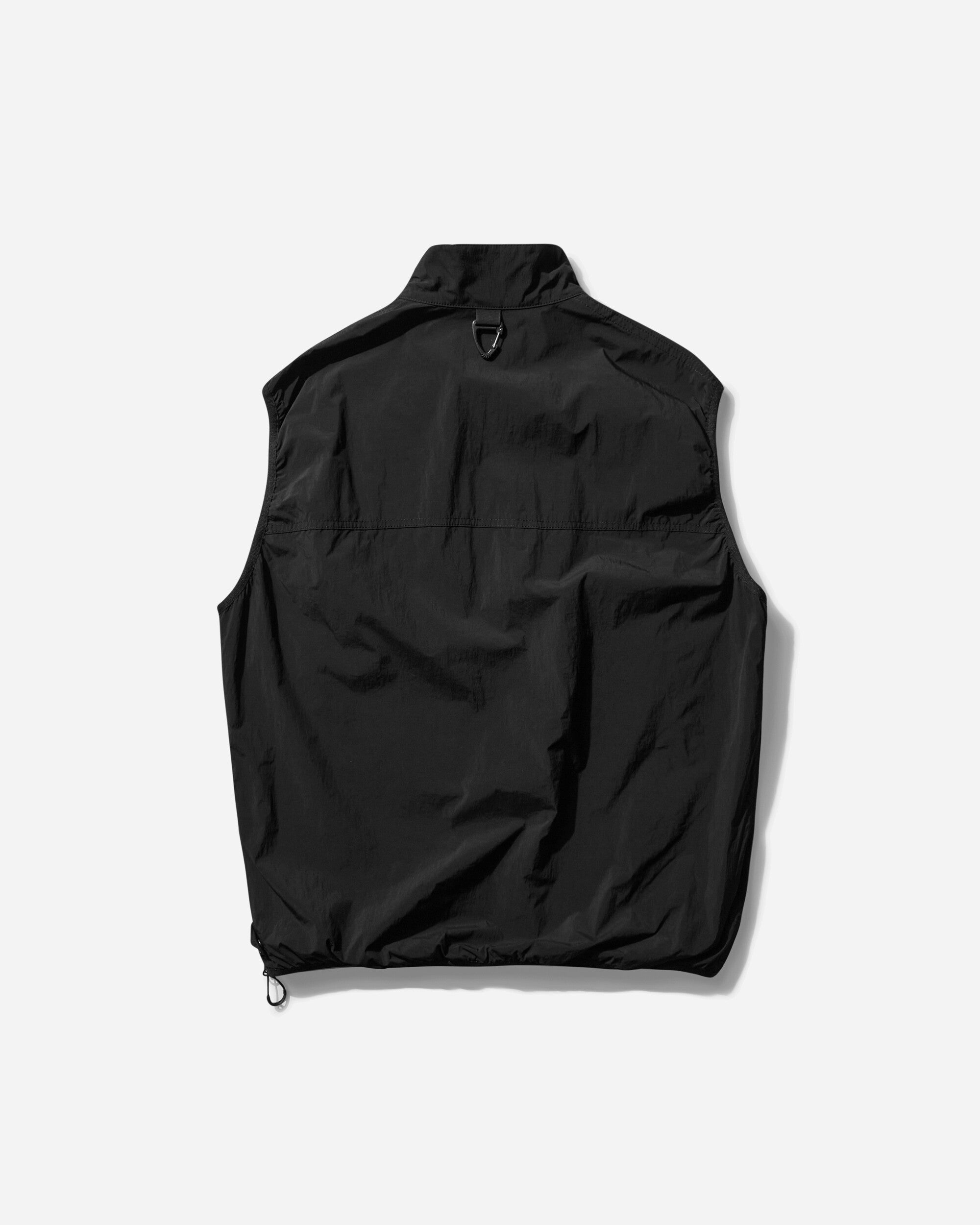 Comme Des Garçons Homme Half Zip-Up Vest Black Coats and Jackets Vests HO-V002-051 001