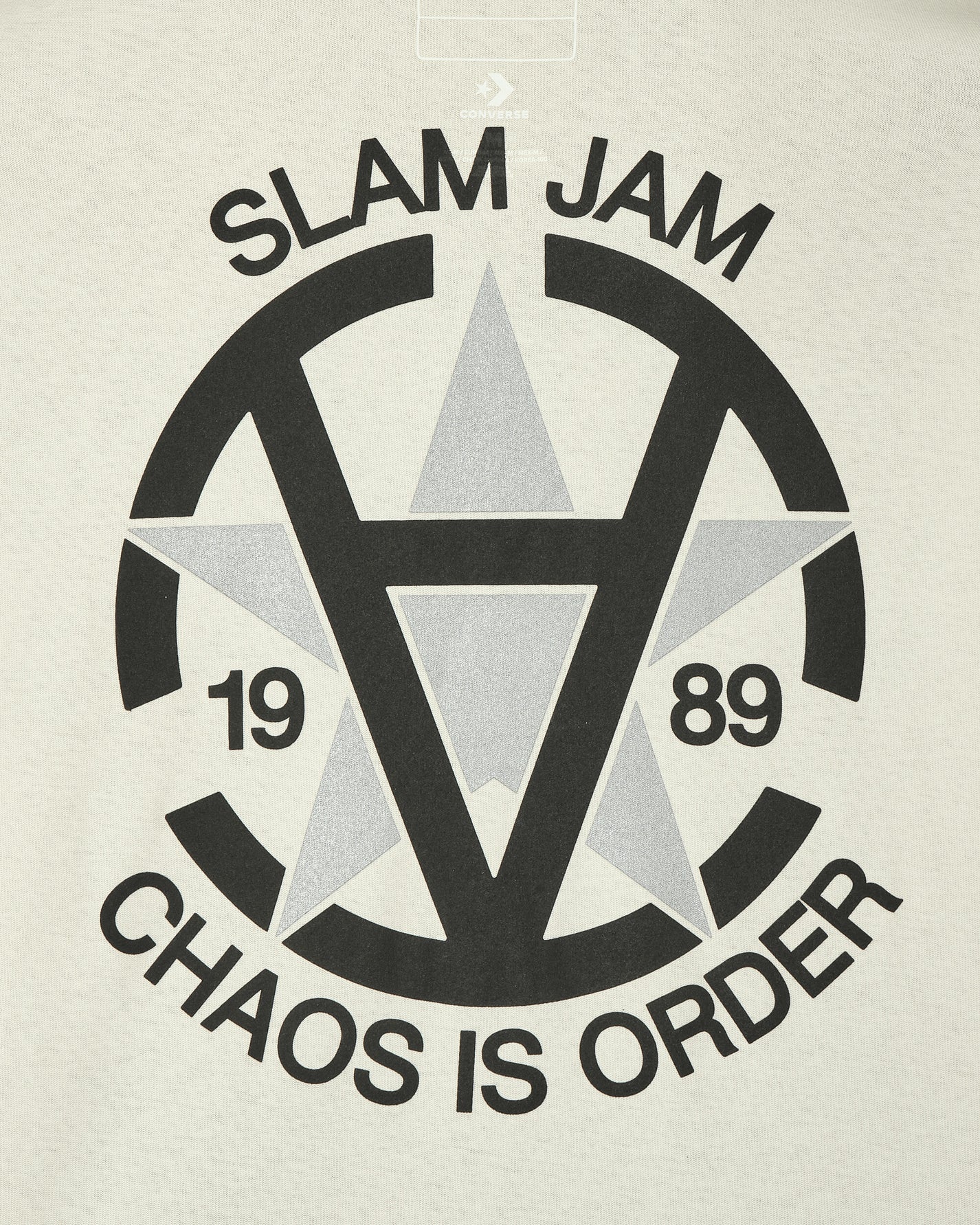 Converse Converse X Slam Jam Tee White T-Shirts Shortsleeve 10028712