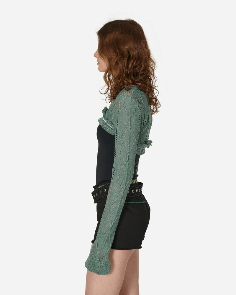 Cormio Wmns Annalisa Bolero Knit Green Knitwears Sweaters ANNALISA 001