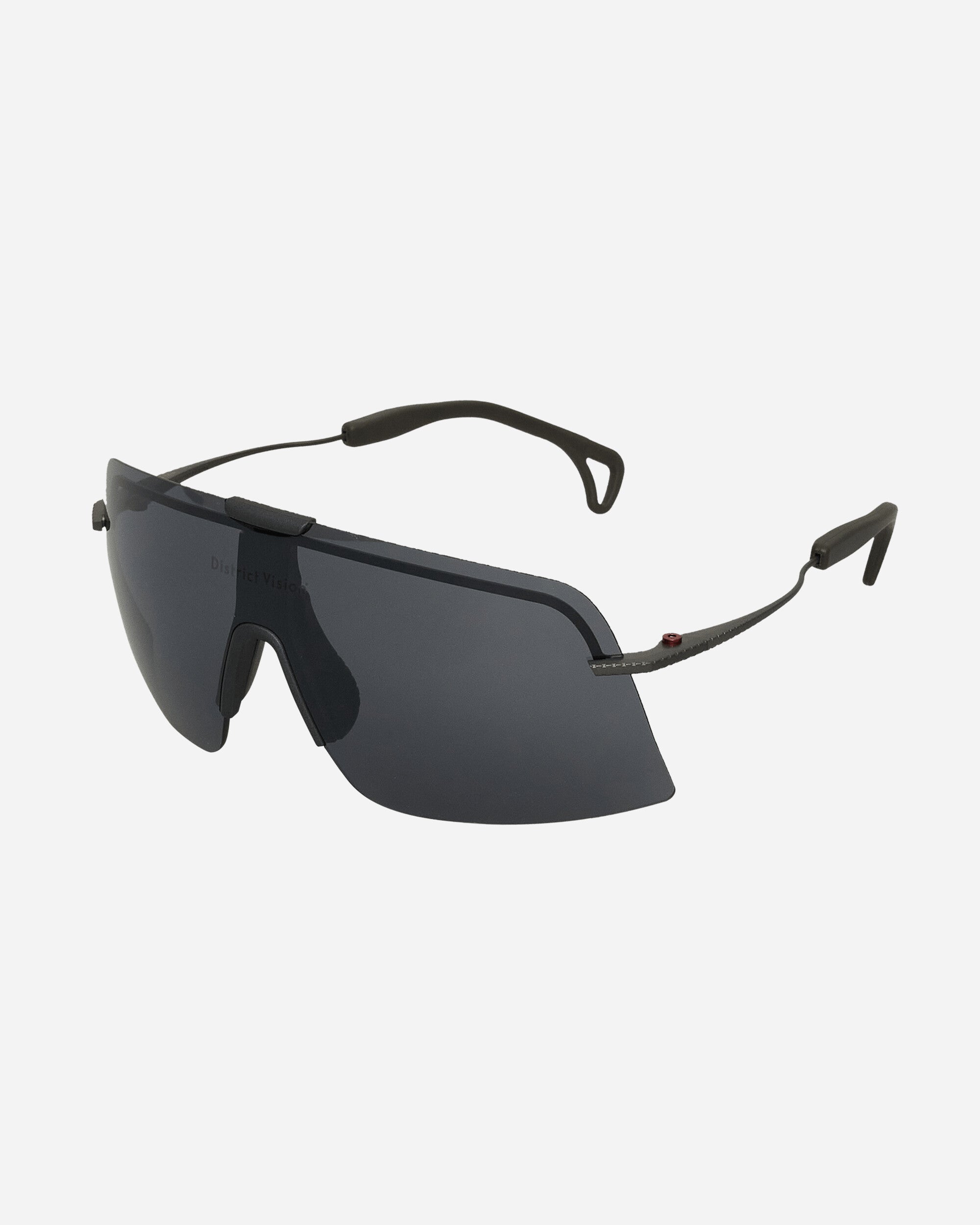 District Vision Yusuke Alpine Blade Ti Graphite/OnyxMirror Eyewear Sunglasses DVG010 GOM