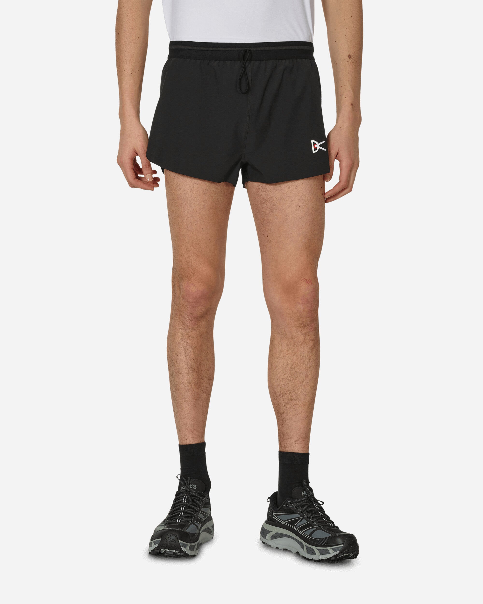 District Vision Ultralight Split Black Shorts Short DV0015-B BLACK