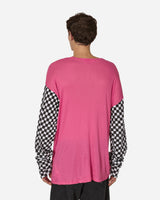 ERL Printed Light Jersey Longsleeve T-Shirt Fuchsia T-Shirts Longsleeve ERL08T018 1