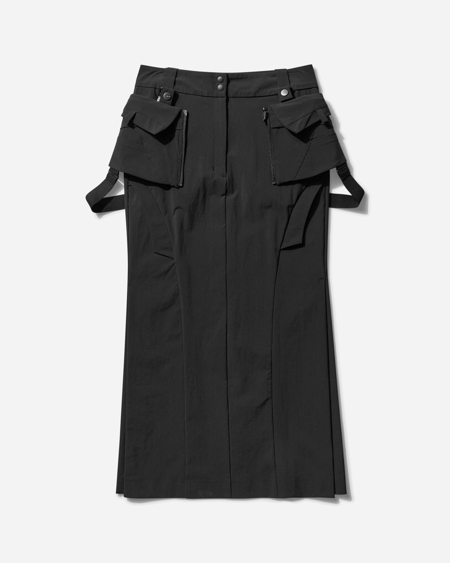 HYEIN SEO Wmns Cargo Skirt Black Skirts Midi PS25-SK1K BLACK