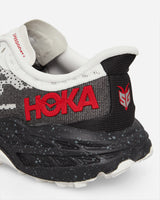 Hoka One One M Speedgoat 5 White-Black Sneakers Low 1147952-WBLC