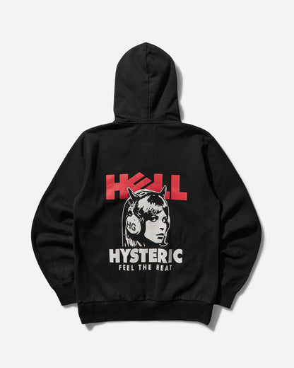 Hysteric Glamour Hell Girl Black Sweatshirts Hoodies CF06 C1