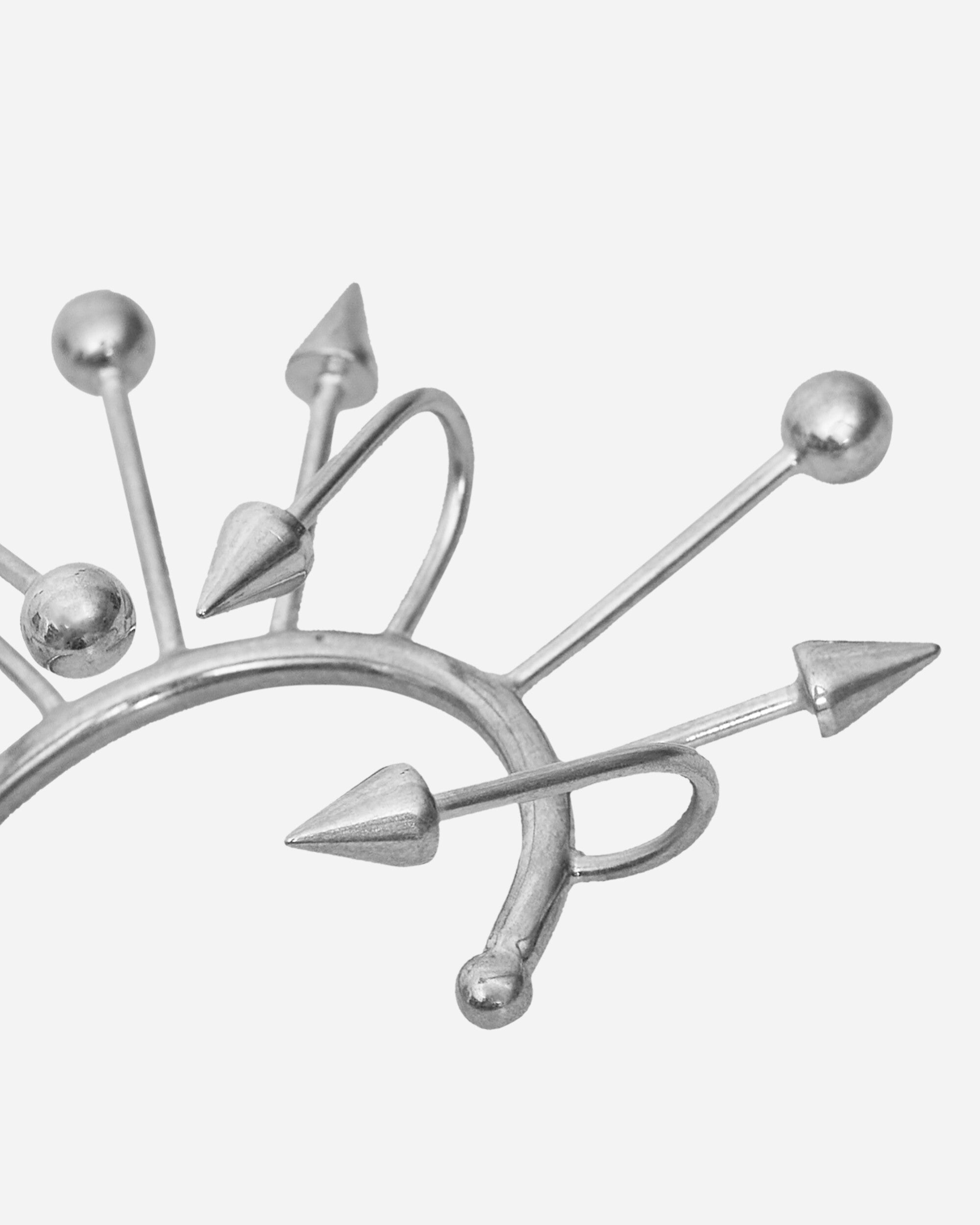 Jean Paul Gaultier Wmns Multiple Spikes Earcuff Silver Jewellery Earrings U-BO043-X053 91