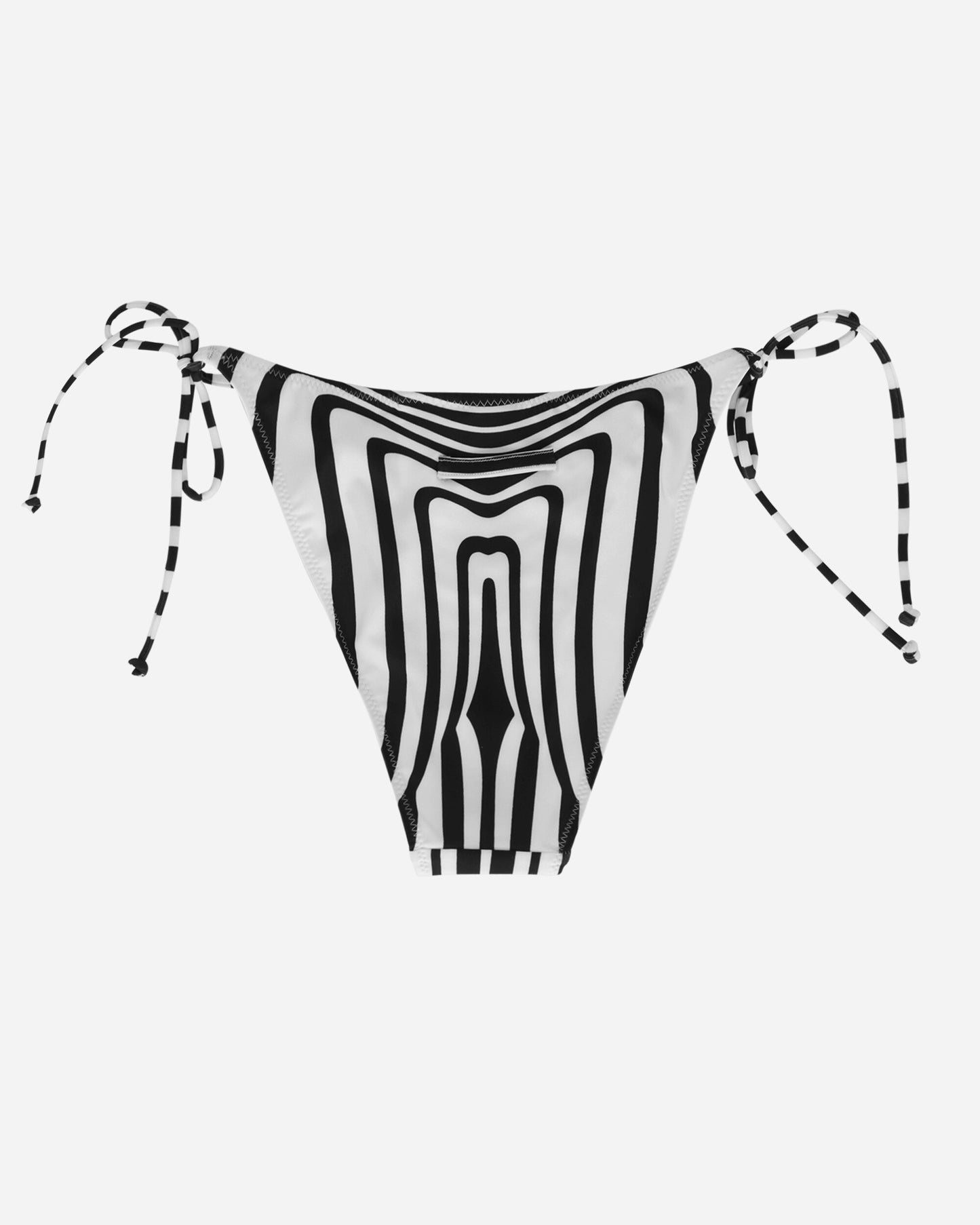 Jean Paul Gaultier Wmns Bikini Set White/Black Swimwear Bikinis 25-33-F-BS023-J572 0100