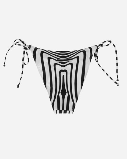 Jean Paul Gaultier Wmns Bikini Set White/Black Swimwear Bikinis 25-33-F-BS023-J572 0100