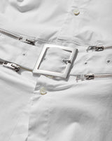 Jean Paul Gaultier Wmns Stretch Poplin Shirt White Shirts Longsleeve Shirt 25-33-F-CH087I-C071 01