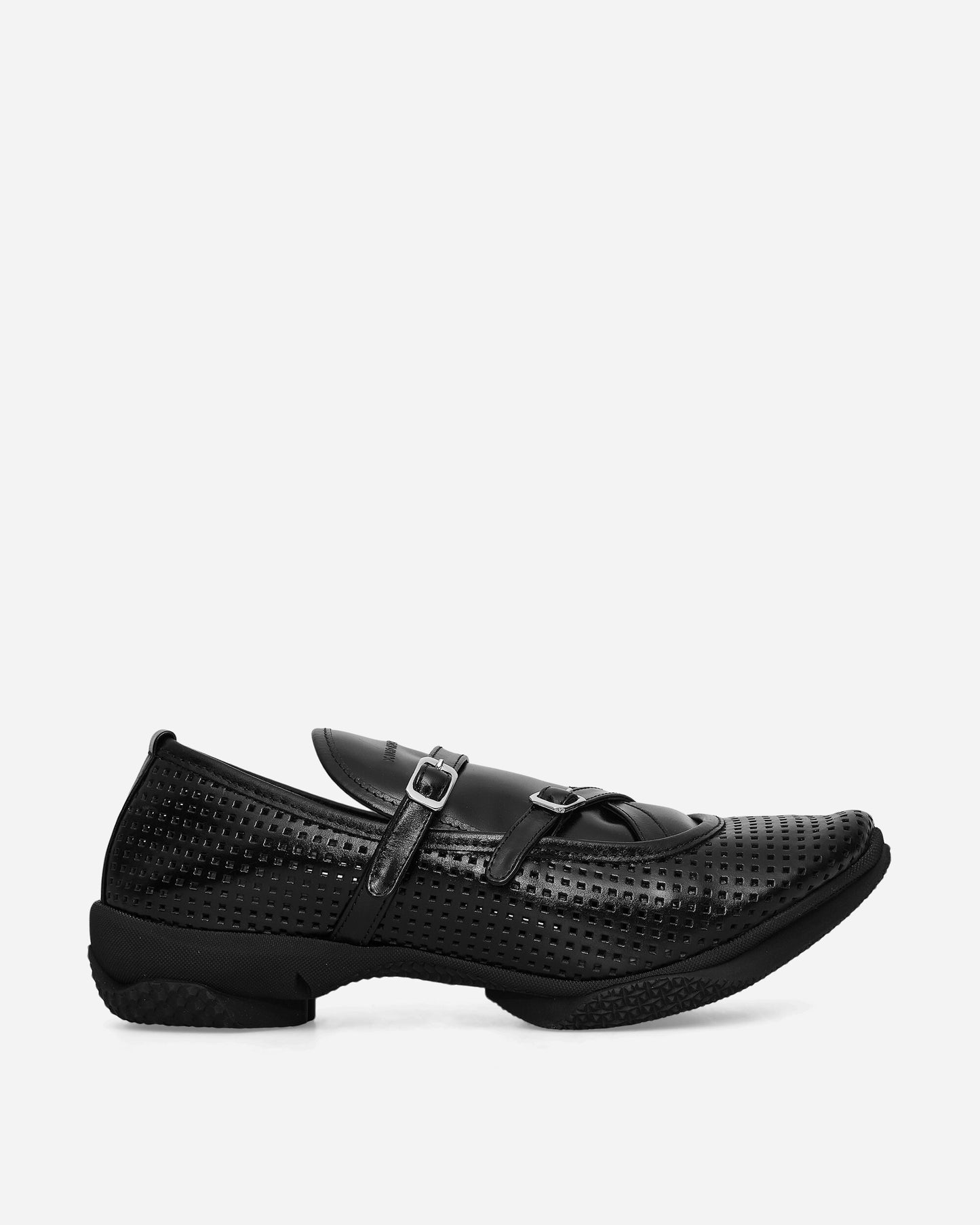 Kiko Kostadinov Wmns Sonia Buckled Loafer Perforated Black Classic Shoes Flat Shoes KKWSS25FT02 159