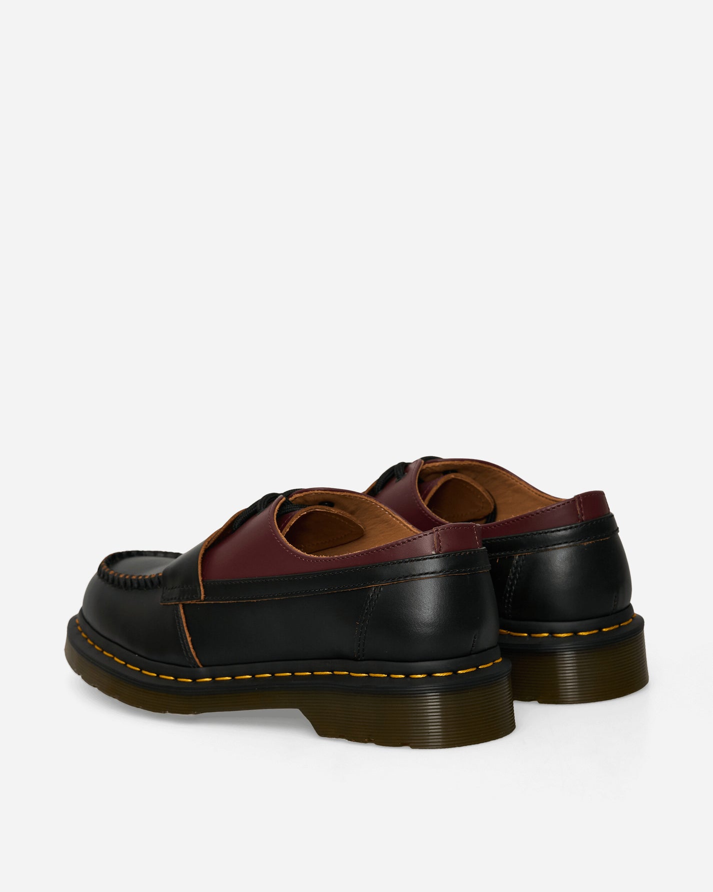 MM6 Maison Margiela 1461/Penton - Mash Up Black / Oxblood Classic Shoes Loafers S66WR0028P8031 H6851