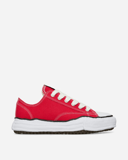 Maison MIHARA YASUHIRO Peterson / Original Sole Canvas Low-Top Sneaker Red Sneakers Low A01FW702 RED