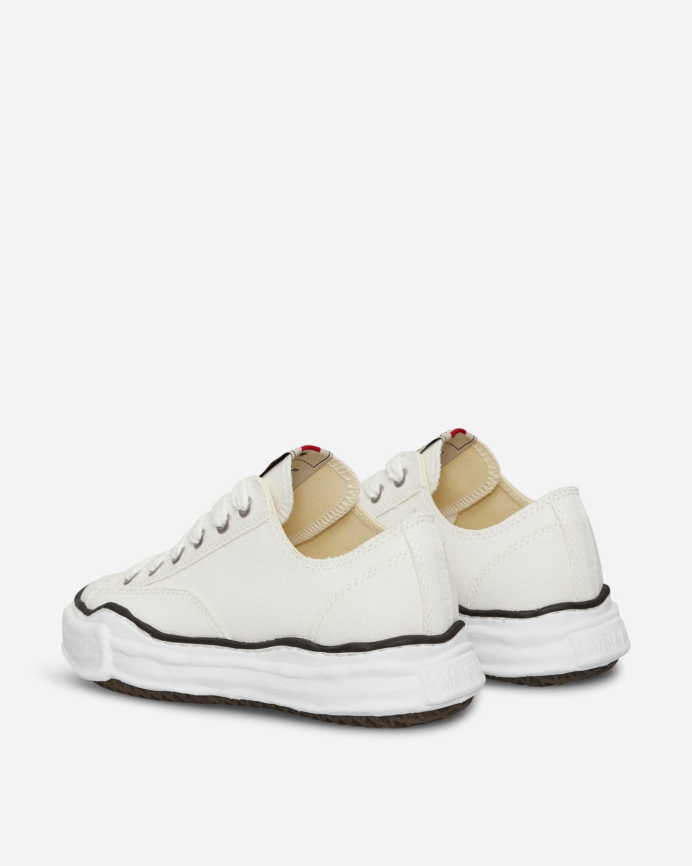 Maison MIHARA YASUHIRO Peterson / Original Sole Canvas Low-Top Sneaker White Sneakers Low A01FW702 WHITE