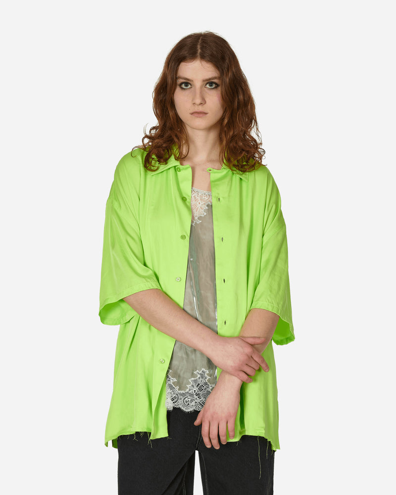Martine Rose Wmns Camisole Shirt Lime/Irridescent Shirts Shortsleeve Shirt MRSS24-426 LIMIRR