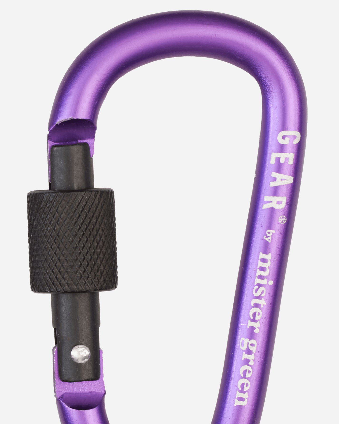 Mister Green Gear Carabiner Purple Small Accessories Keychains MG-X1159 PUR