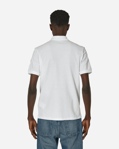 Moncler Ss Polo White T-Shirts Polo 8A0002089A16 002