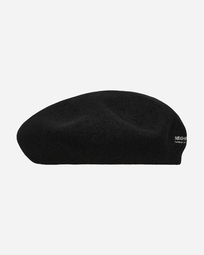 Neighborhood Basque Beret Black Hats Beanies 23211NH-HT01 BK