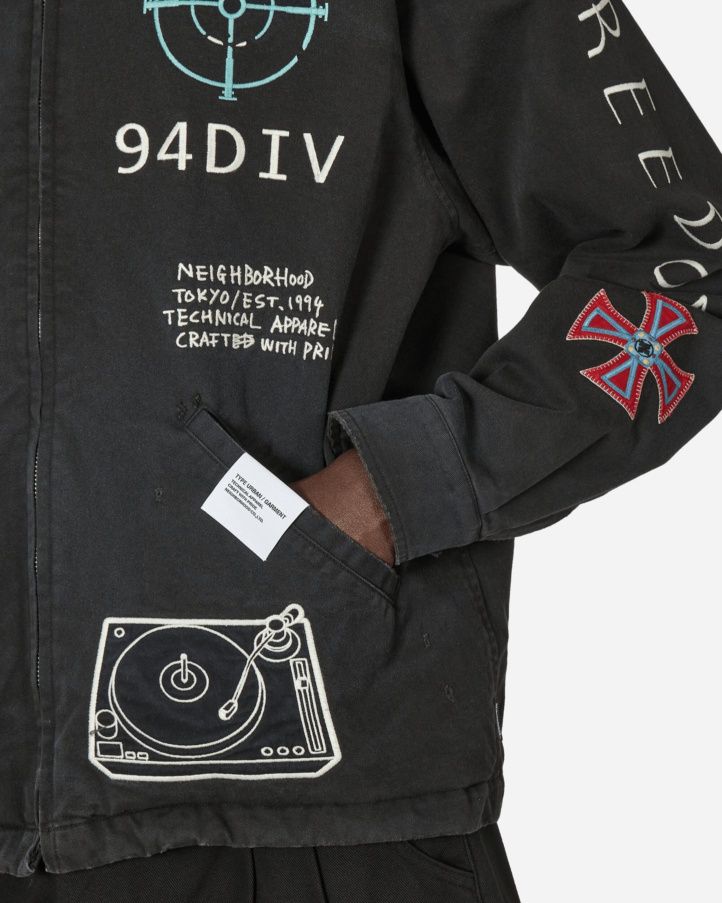 Neighborhood Savage Souvenir Jacket Black Coats and Jackets Jackets 241YTNH-JKM01 BK