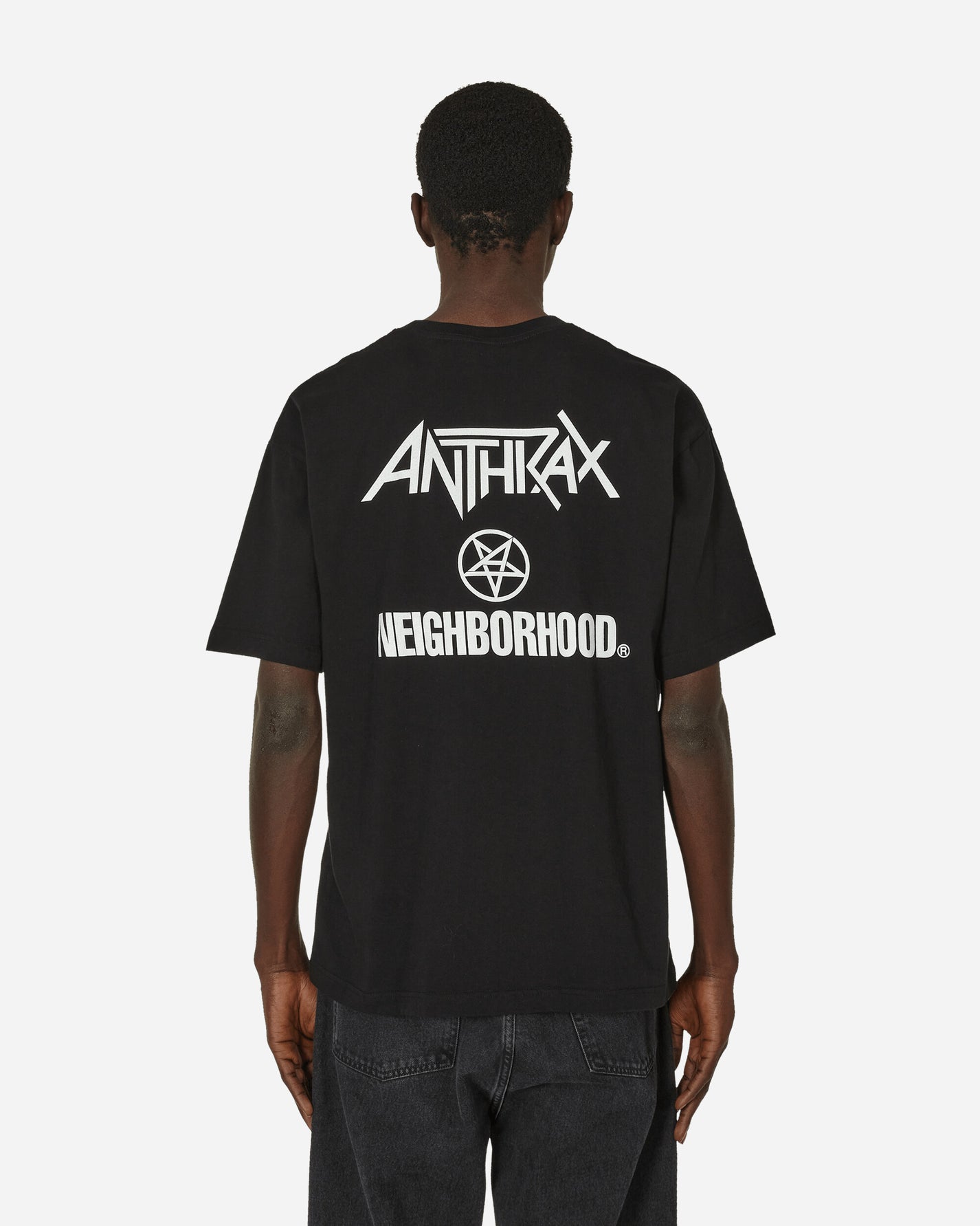 Neighborhood Nh × Anthrax . Tee Ss-1 Black T-Shirts Shortsleeve 232PCNH-ST01S BK
