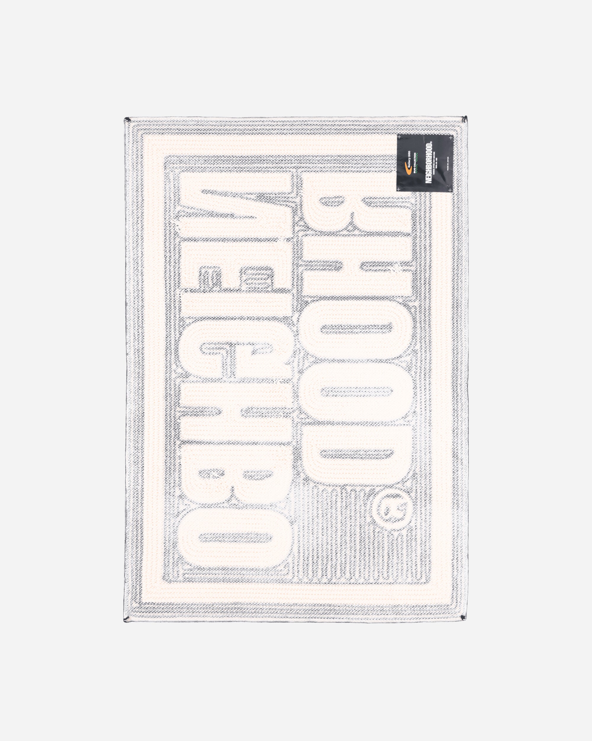 Neighborhood Nh X Gallery 1950 . Square Rug Mat Black Textile Rugs 241RFGNN-AC01 BK